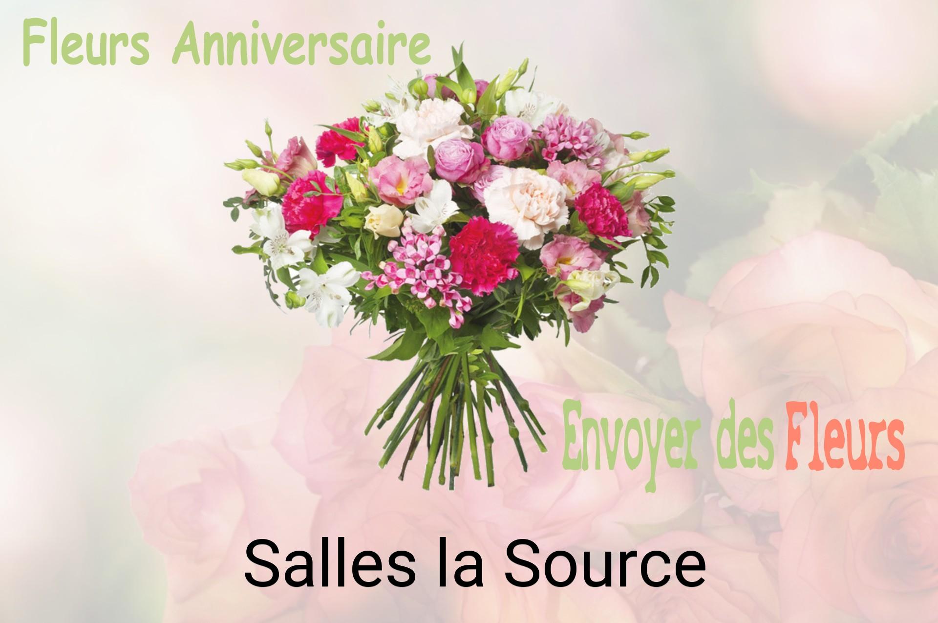 Bouquet de fleurs d’anniversaire livré à Salles-la-Source